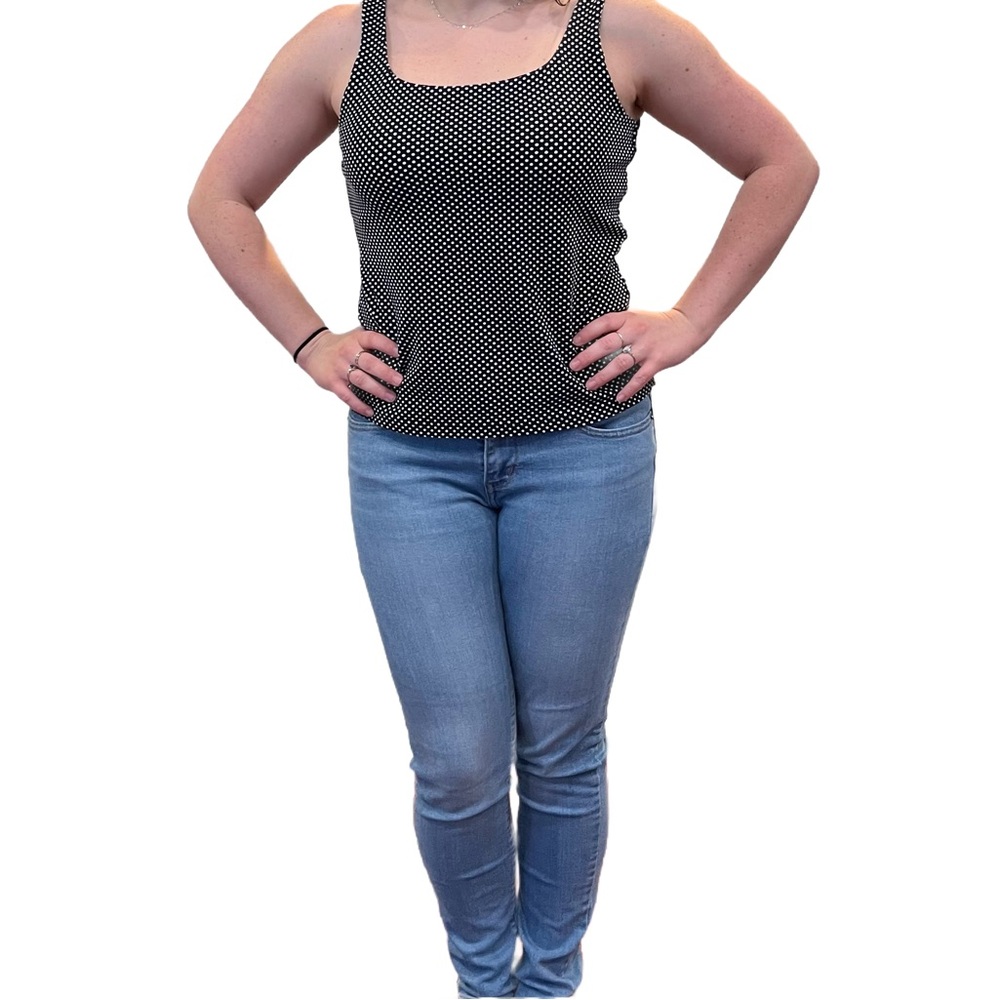 EUC Karen Scott Polka Dot Tank